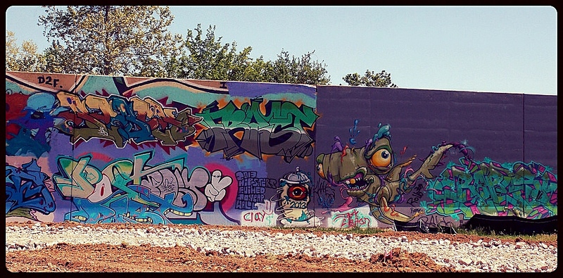 Vibrant On A Wall