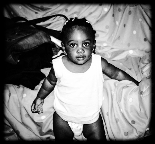 Young Grand-Daughter Silvered